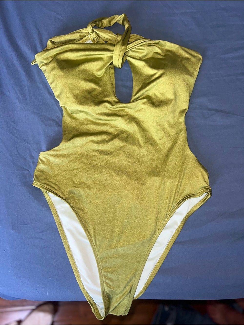 x JoJo Tulum Cutout Tie Back Cheeky One-Piece Swimsuit - Picture 2 of 7
